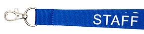 Vlak 20mm. blauw met STAFF