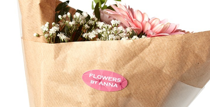 Stickers voor bloemstukken