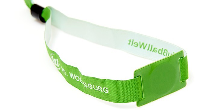 Festivalpolsbandjes met RFID en zachte pvc-schuifregelaar