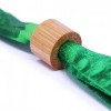 Duurzaam festivalpolsbandje met bamboe sluiting
