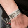 Festivalpolsband met QR code of barcode