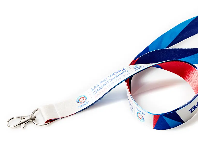 Gerecyclede lanyards van gerecycled materiaal