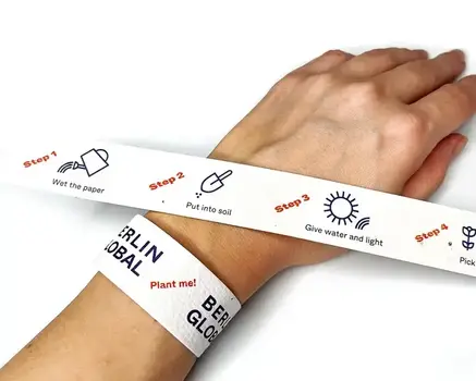 Festivalbandjes met zaadjes