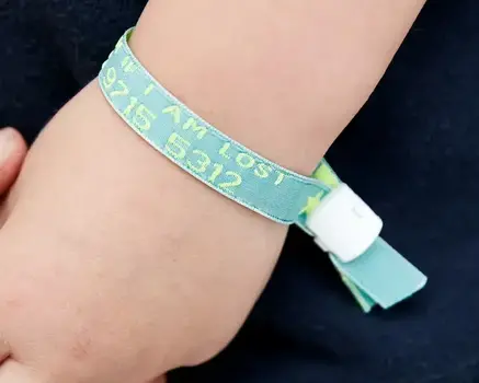 ID-polsband voor kinderen