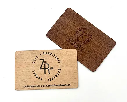 Houten ID-kaarten