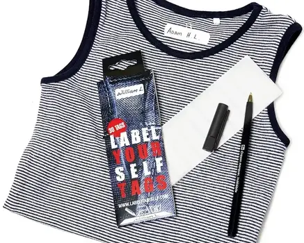Textieletiketten om zelf te beschrijven
