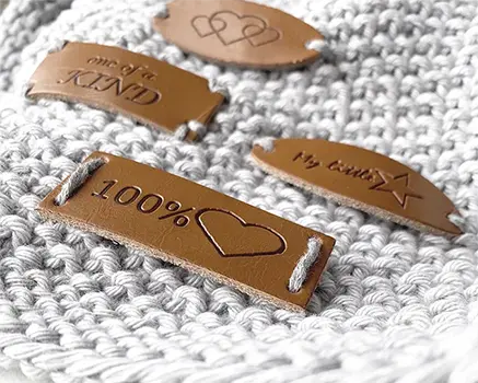 Made by labels en etiketten