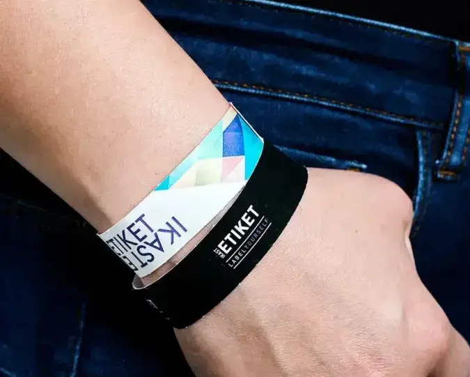 Tyvek polsbandjes full colour bedrukken