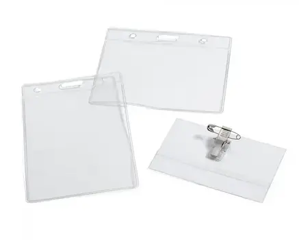 Plastic pasjes houder