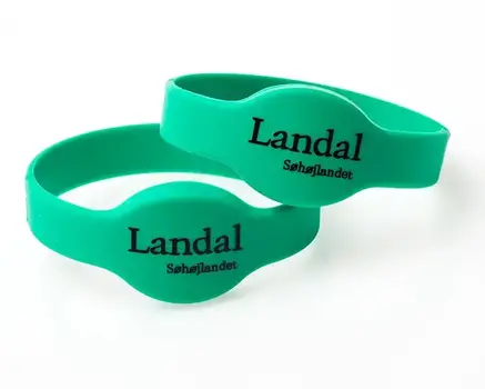 Siliconen polsbandjes met RFID-tag