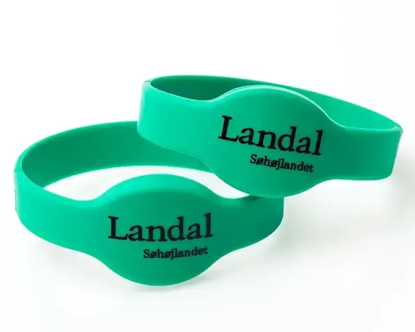 Siliconen polsbandjes met RFID-tag