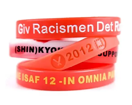 Siliconen polsbandjes