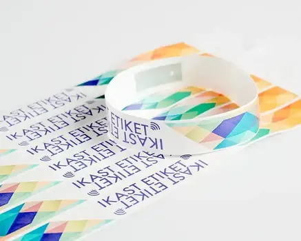 Tyvek polsbandje met RFID tag