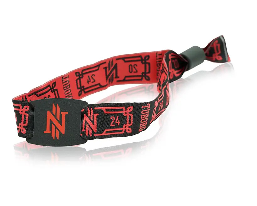 Geweven festivalbandjes