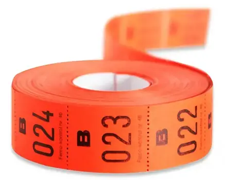 Volgnummer tickets