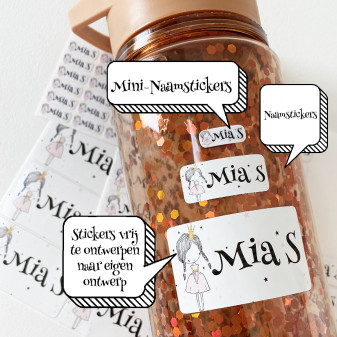 Babypakket met 10 naamstickers