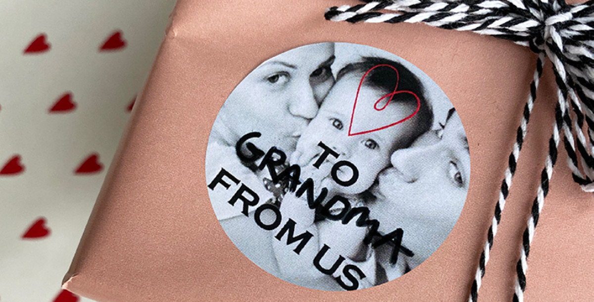 Maak uw eigen naar en van stickers