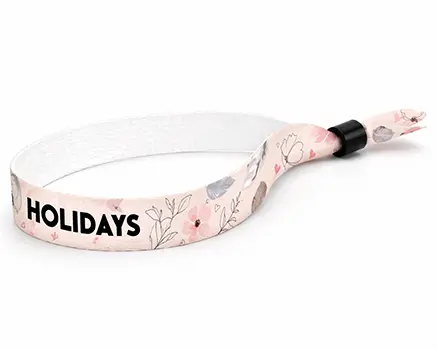 Polsbandjes met bloemen in roze tinten