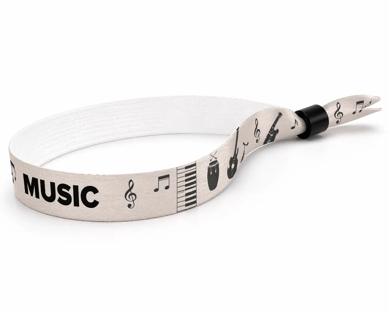 Zandkleurige polsbandjes voor muziekfestivals