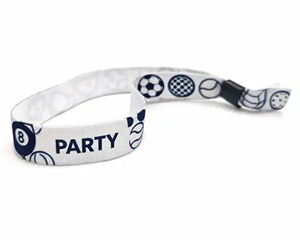 Polsbandjes met blauwe ballen