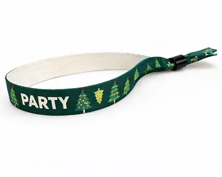 Polsbandjes met kerstbomen