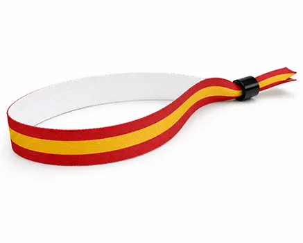 Polsbandjes met rode en gele strepen – Spanje