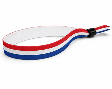 Polsbandjes met rode, witte en blauwe strepen – Nederland