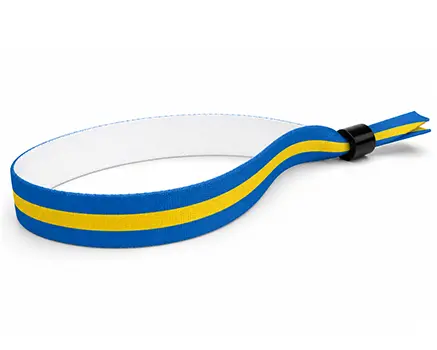 Polsbandjes met blauwe en gele strepen – Zweden