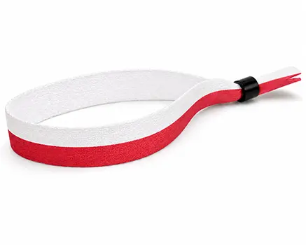 Polsbandjes met rode en witte strepen – Polen