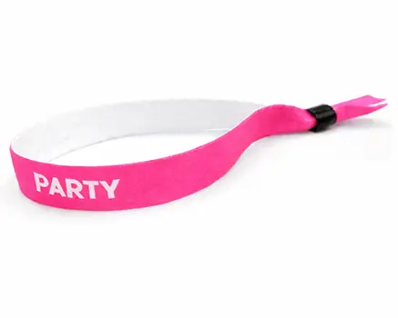 Neonroze polsbandjes