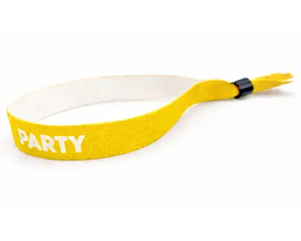 Gele polsbandjes